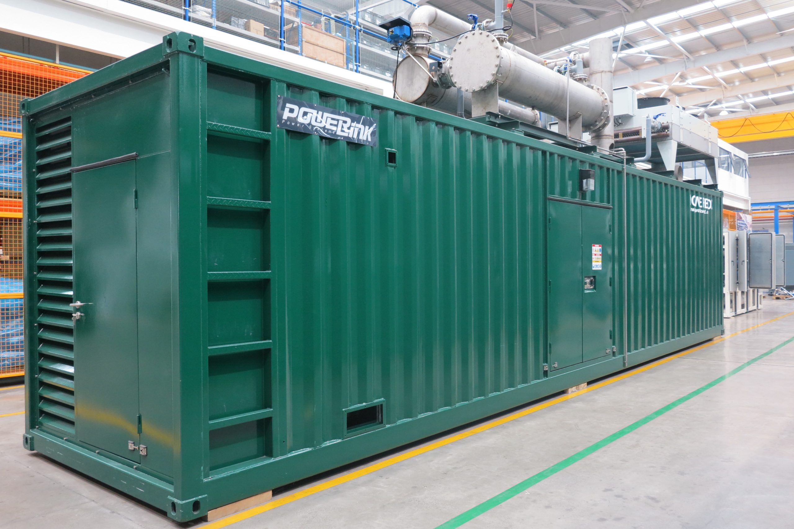 PowerLink-Gas-Genset-GE-series-Container 520kw gas genset