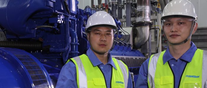 Gas Genset 800kw PowerLink service Open Type indoor use