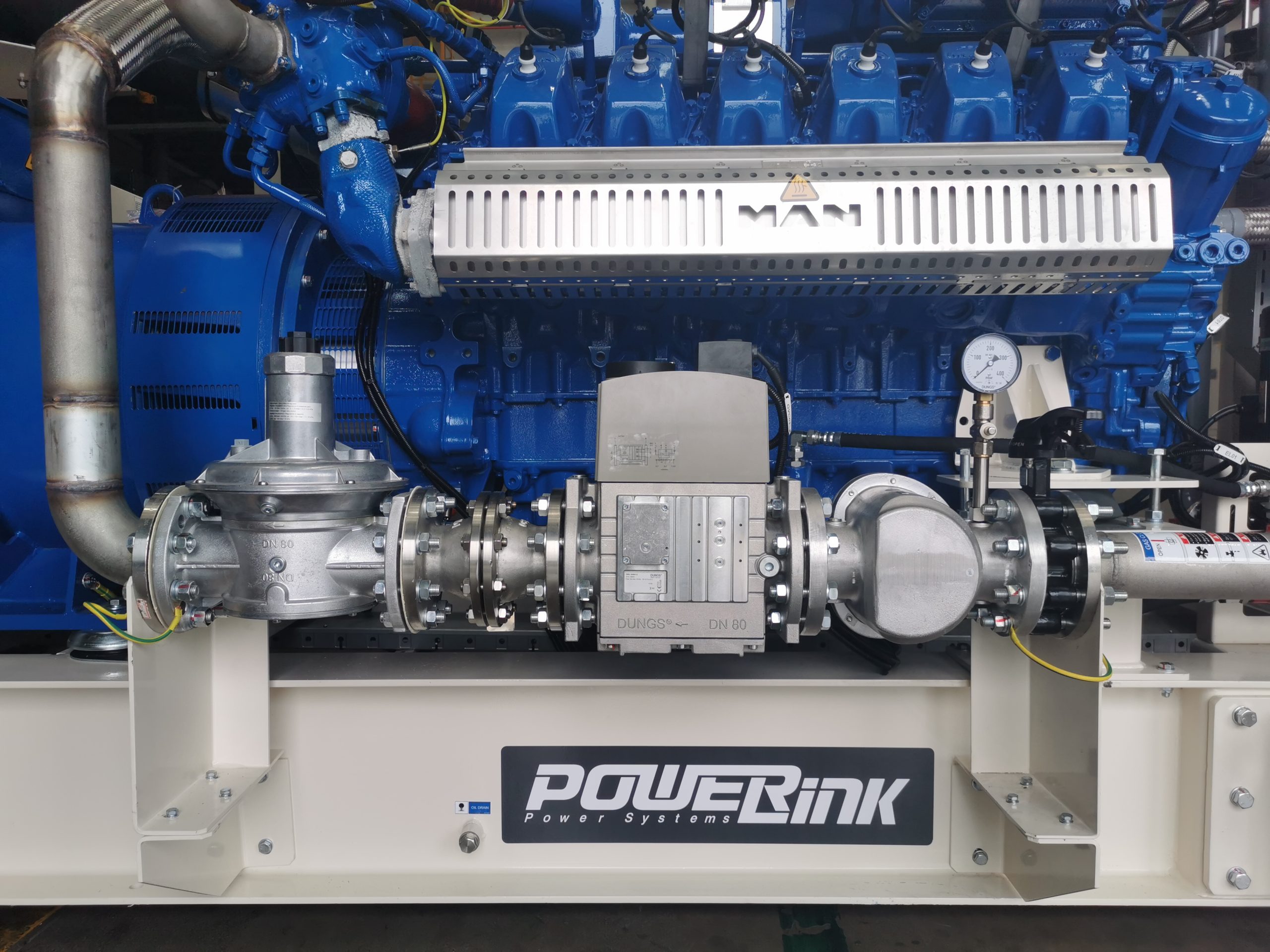 GE520 BG PowerLink Biogas Genset Detail Photo 1 scaled