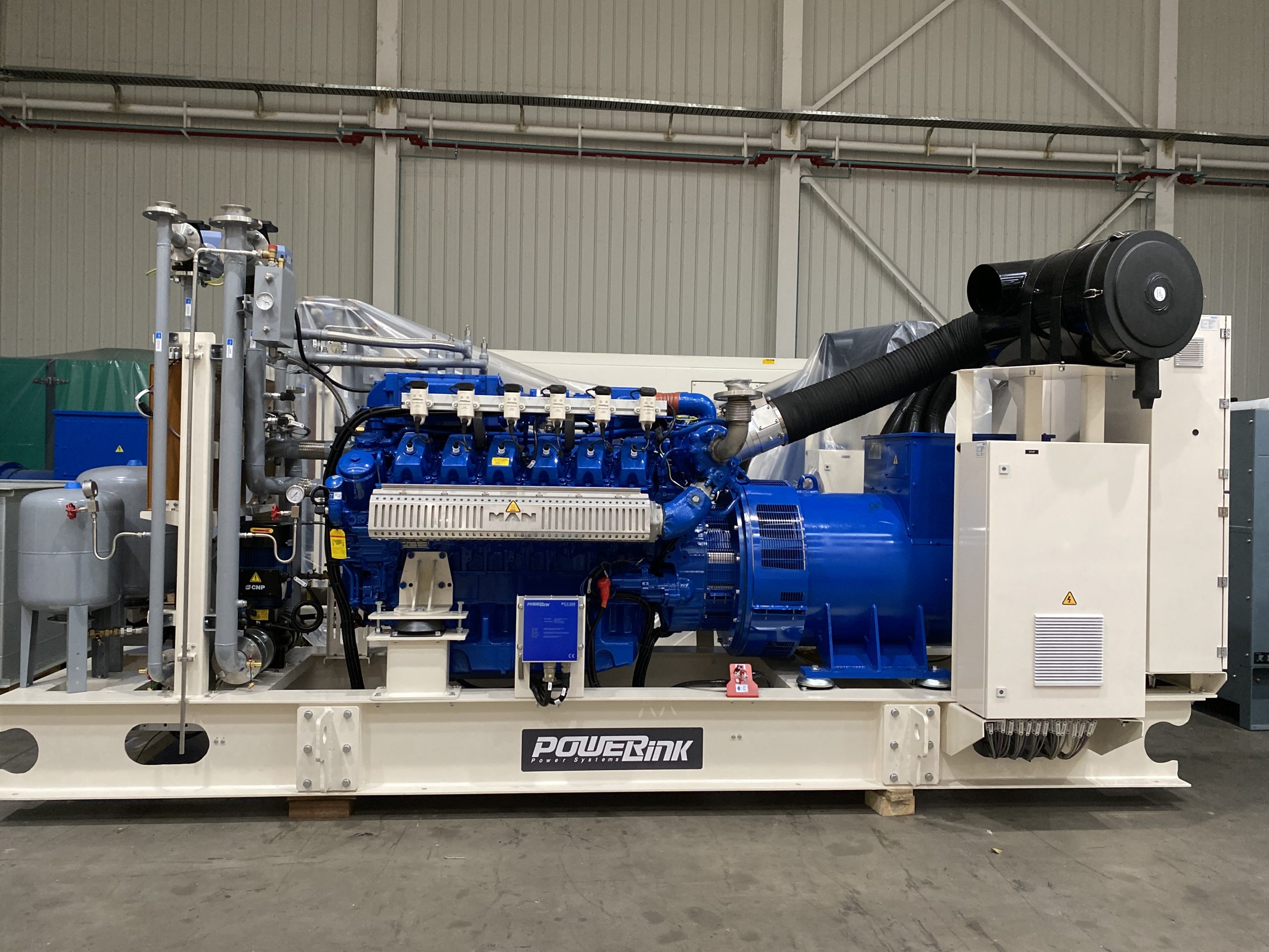 GE520 BG PowerLink Biogas Genset Detail Photo 9 scaled