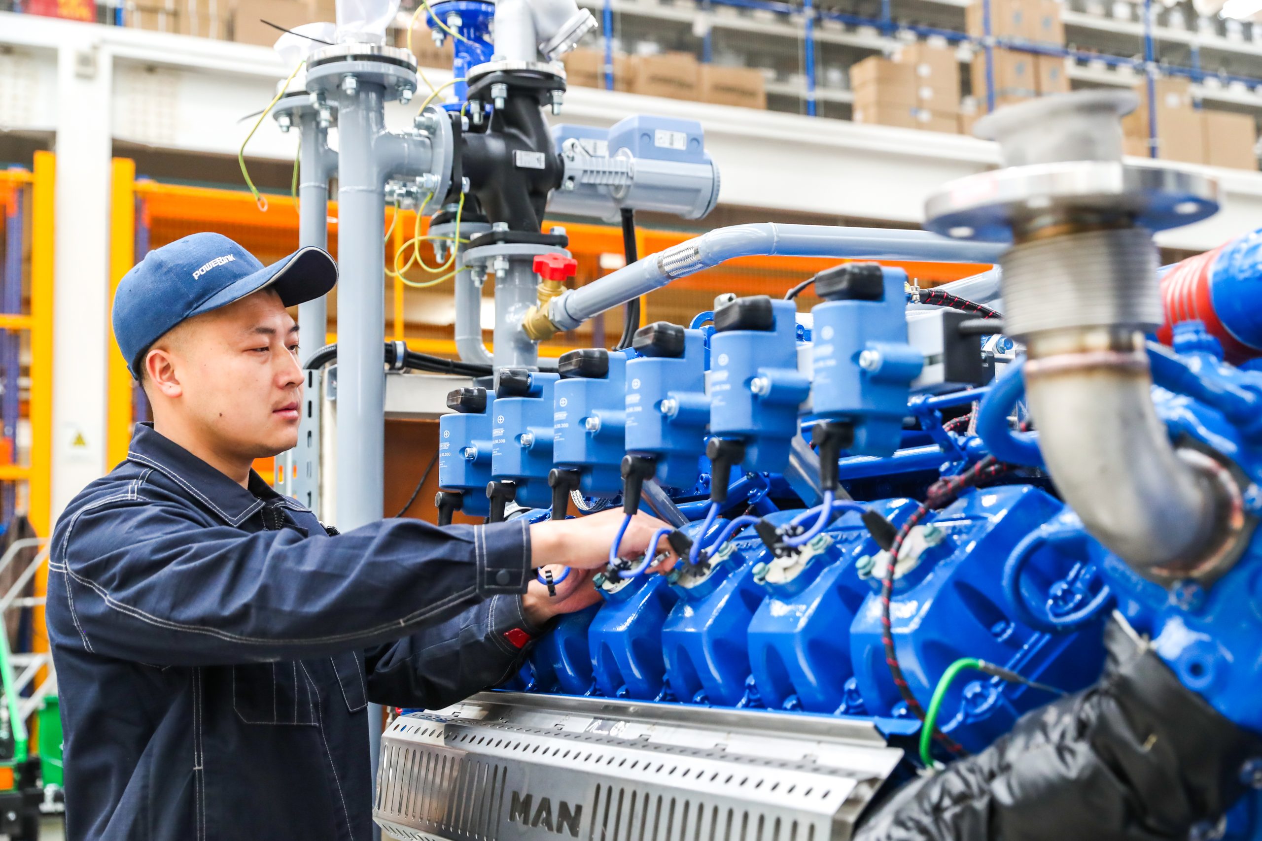 GE560C 6BG Biogas Genset 8 scaled