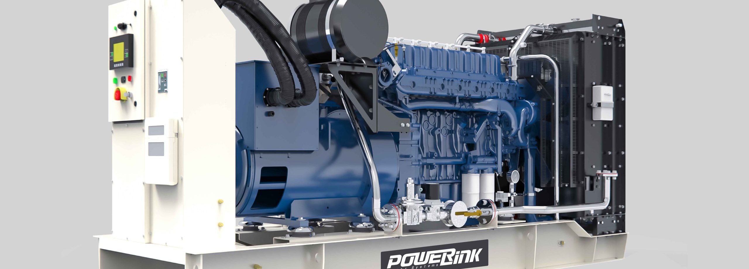 PowerLink Gas Genset GXE Range 50kw, 100kw, 150kw, 200kw, 350kw